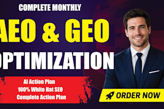 do complete aeo and GEO optimization for your website