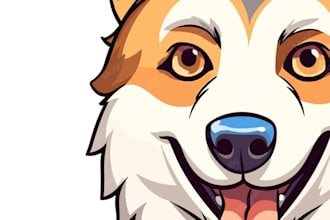 design animal dog pet care veterinary logo