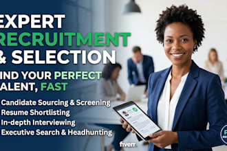 ser sua headhunter e recrutar talentos de alta performance