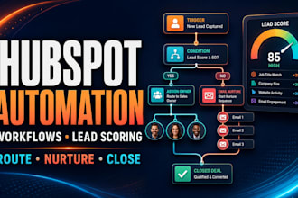 build hubspot workflows lead scoring and sales automation