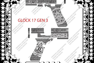 graphics and vactor design for engraving