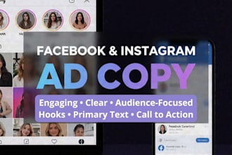 write facebook and instagram ad copy for your business