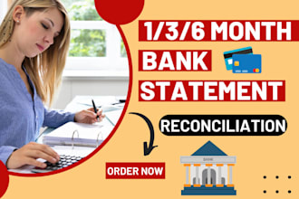 reconcile bank statement PDF to editable format
