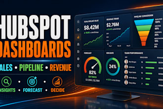 build hubspot sales dashboards reports and revenue analytics
