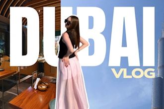 professionally design a youtube thumbnail for travel, vlog videos