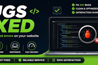 fix bugs and errors on your website