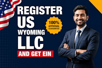 register a US llc in wyoming and get an ein