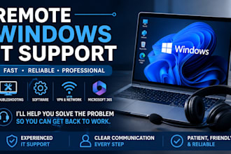 troubleshoot and fix windows PC issues remotely