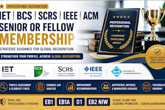 secure iet bcs srs ieee senior or fellow recognition for eb1 eb1a o1 eb2