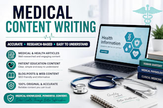 write accurate and engaging medical and healthcare content