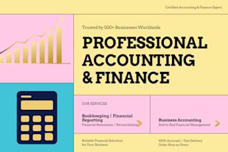 be your outsourced accountant and finance department for small business
