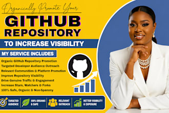 organically promote your github repository to increase visibility