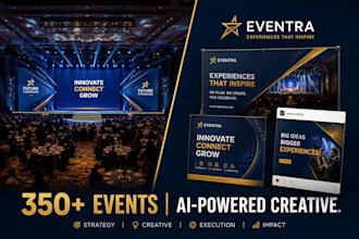 create ai powered event branding, visuals, video and creative assets
