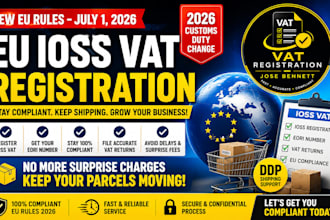 register your eu ioss vat and file compliant returns for 2026 customs duty rules
