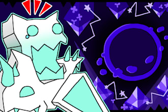 create your geometry dash thumbnails