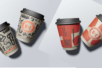 create custom doodle art for product packaging and boxes