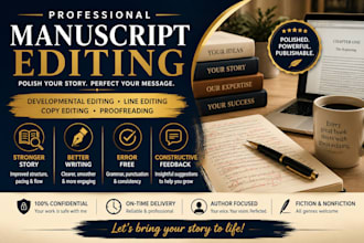 edit, proofread, and polish your manuscript for publication