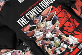 do hight converting dragonball tshirt designs