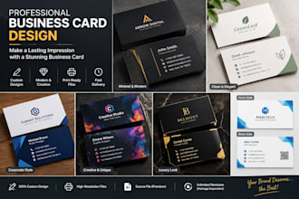 create a unique and professional business card design