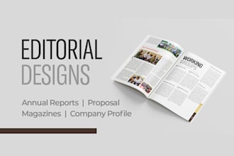 create professional corporate editorials and magazines