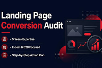 do a deep conversion UX audit of your landing page to boost sales
