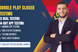 provide 12 testers for google play closed testing