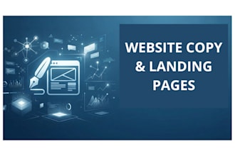 write high converting website copy and landing page content