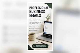 write professional business emails and messages in english