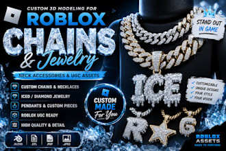 model custom roblox chain roblox jewelry roblox neck accessories roblox assets