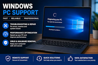 troubleshoot and fix your windows PC remotely