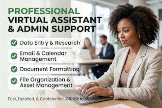 be your reliable virtual assistant and executive support