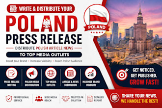 write poland press release distribute polish article news to top media outlets