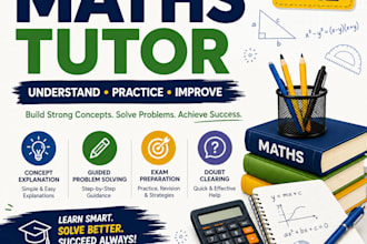 be your online math tutor for classes 1 to 12