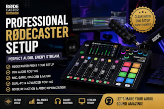 setup your rodecaster pro two or duo with obs for professional audio