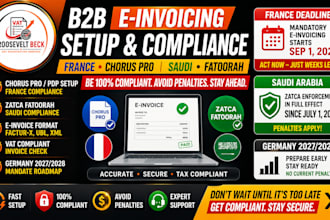 set up your b2b einvoicing for france chorus pro