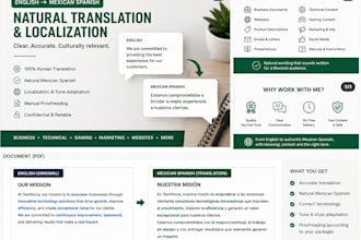 translate english to natural mexican spanish