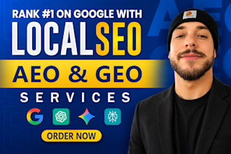 monthly website local offpage ai SEO GEO aeo backlink rank on google, ai search