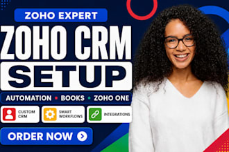 zoho crm setup, zoho automation, zoho books, zoho one, zoho desk, zoho campaigns
