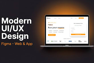 design a modern and user friendly website in figma