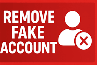 delete remove fake impersonating profiles accounts on facebook, ig, tiktok, x