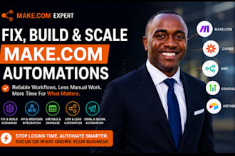 fix make com make com automation setup make com made com make come expert make