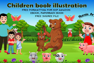 format, kdp colouring book, illustration poetry, children book publishing