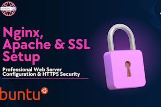set up nginx, apache, and SSL tls on ubuntu server