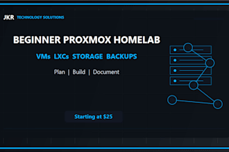help you set up your beginner proxmox homelab
