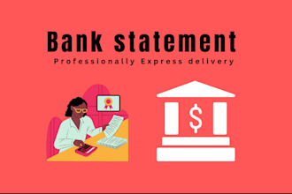 convert, format and review bank statements for financial applications