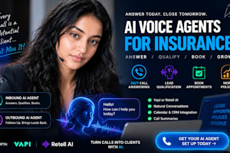 build an ai voice receptionist and calling agent for insurance agencies