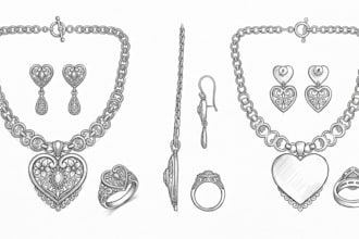 do 3d jewelry design, pendant sketch, jewelry cad design ring sketch design