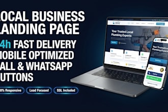 build a high converting local business landing page