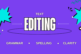 professionaly edit your text