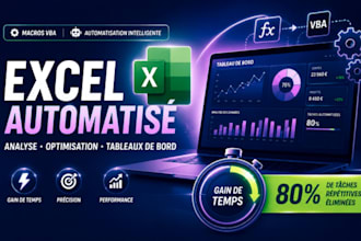 automatiser, vos données excel avec macros vba et tableaux